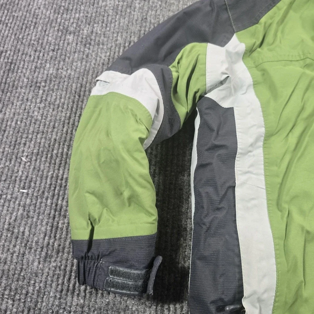 L.L. Bean Jacket Boys Large 6X 7 Green Hooded Insulated Ski Snow Thinsulate